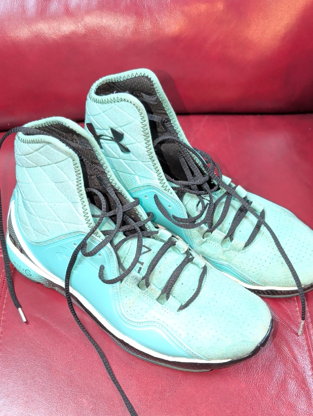 Under Armour Men's Cam Highlight Teal High-Top Training Shoes